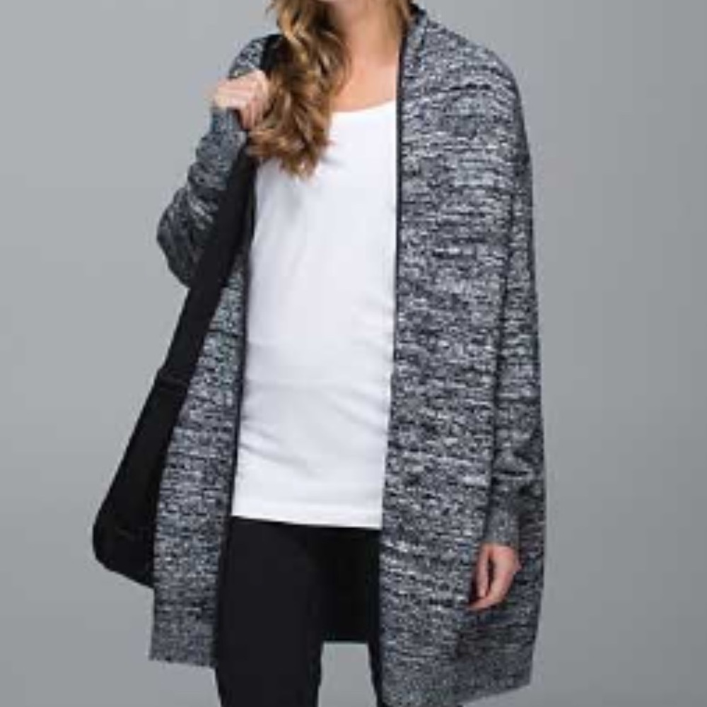 lululemon athletica Black and White Sweater